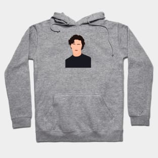 timothée chalamet faceless portrait Hoodie